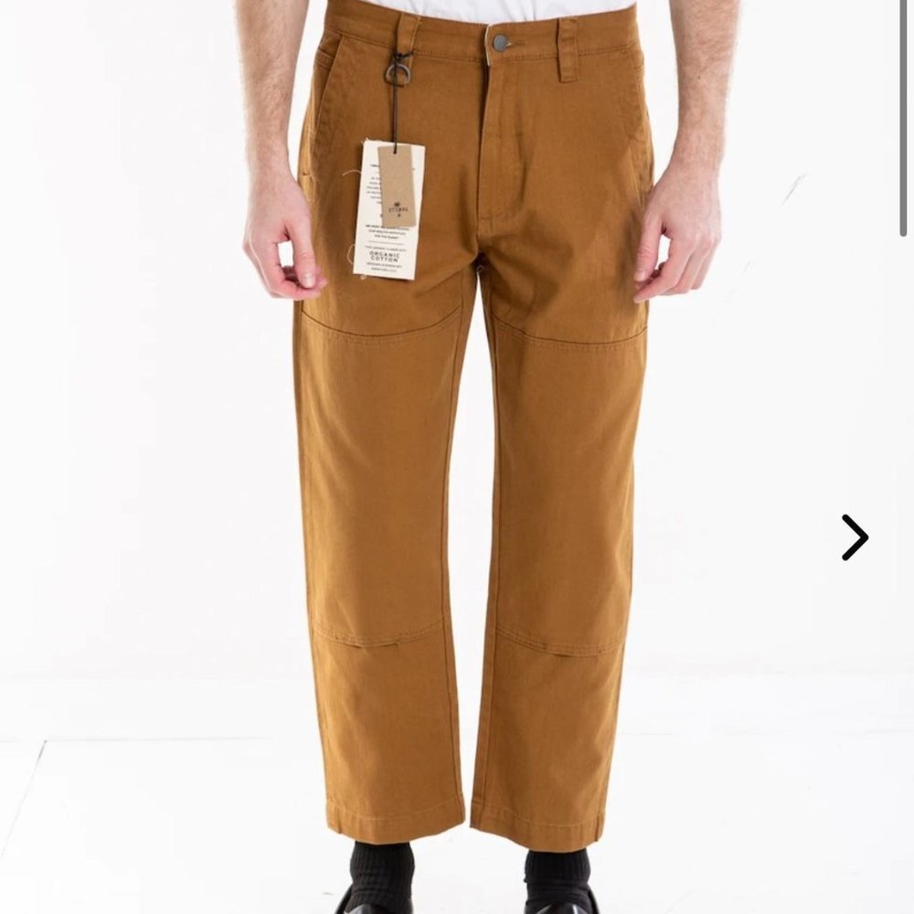 Thrills Union Work Panel Pant in Tobacco